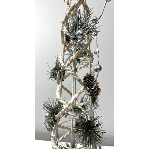 Artificial Christmas Tree Decoration With Pinecones & Berries - Picture 7 of 7